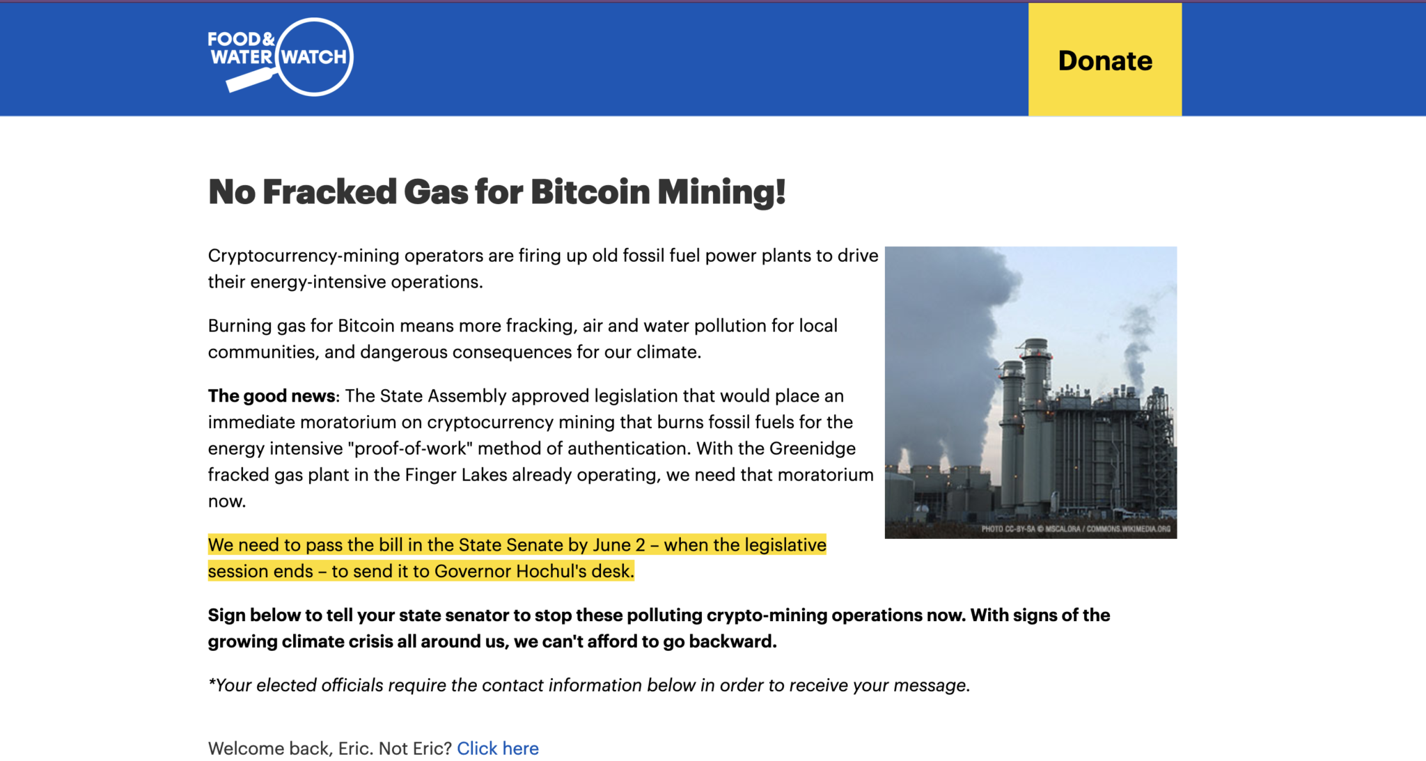 Sign the Letter – No Fracked Gas for Bitcoin Mining! - Committee to  Preserve the Finger Lakes